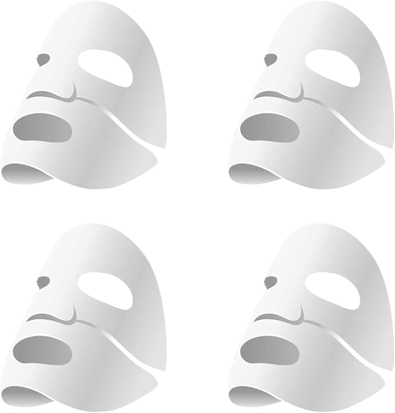 Bio-Collagen Mask, 100% Korean Face Mask Skincare Products, Overnight Hydrating Face Mask, 34G X 4Ea